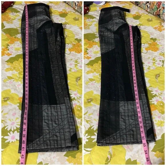 BCBGMAXAZRIA Runway Patchwork Pant Suit Size 2 - Picture 16 of 16